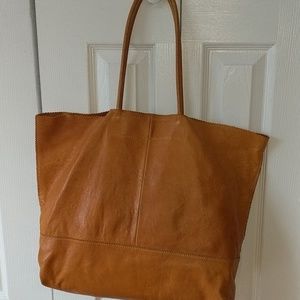 Banana Republic leather tote